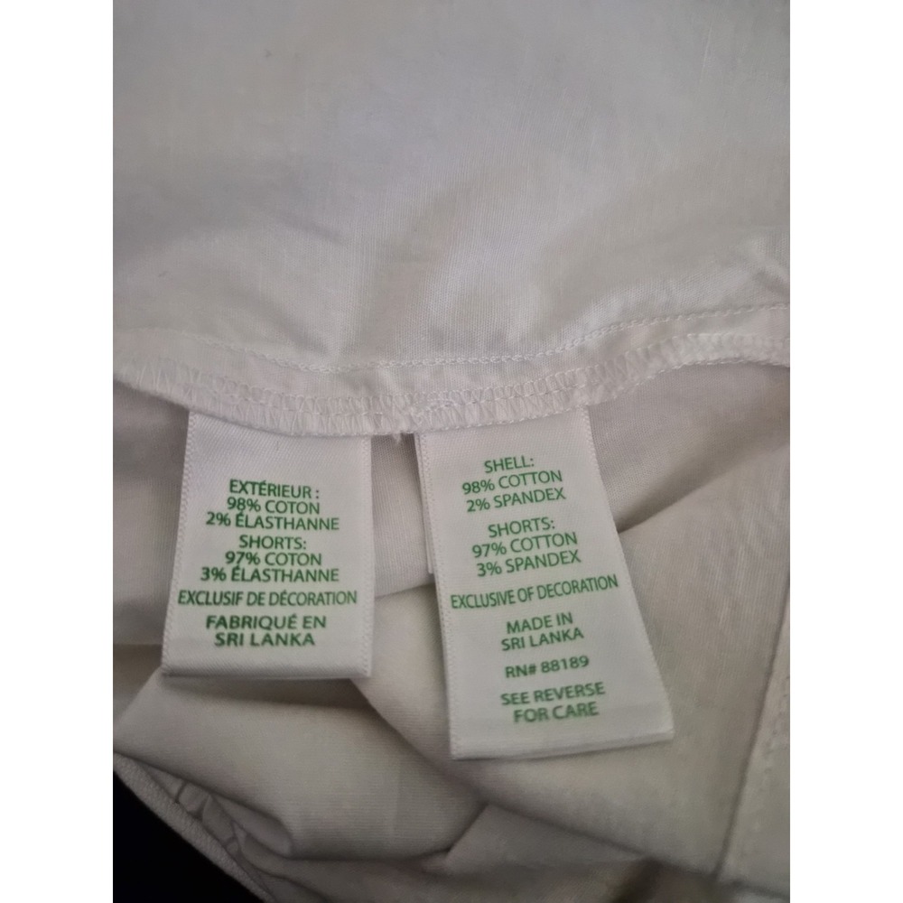 Lilly Pulitzer Michelina Mini Skort White Scallop Trim Golf Tennis Size 6 - Picture 6 of 8